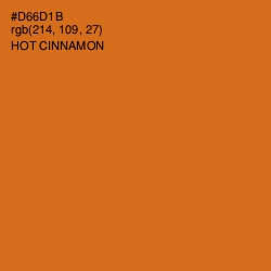 #D66D1B - Hot Cinnamon Color Image