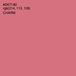 #D67180 - Charm Color Image