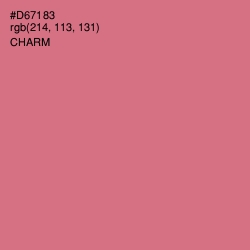 #D67183 - Charm Color Image