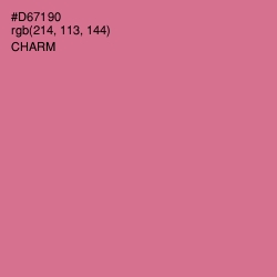 #D67190 - Charm Color Image
