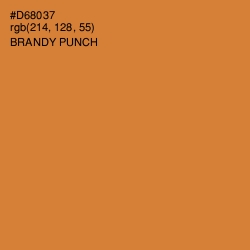 #D68037 - Brandy Punch Color Image