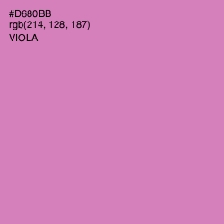 #D680BB - Viola Color Image
