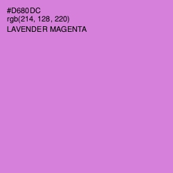 #D680DC - Lavender Magenta Color Image