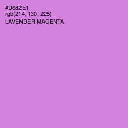 #D682E1 - Lavender Magenta Color Image