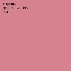 #D6838F - Puce Color Image