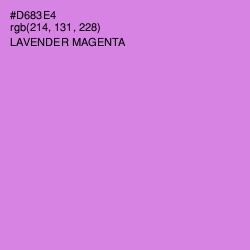 #D683E4 - Lavender Magenta Color Image