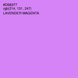 #D683F7 - Lavender Magenta Color Image