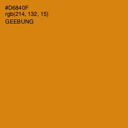 #D6840F - Geebung Color Image