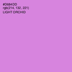 #D684DD - Light Orchid Color Image