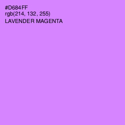 #D684FF - Lavender Magenta Color Image