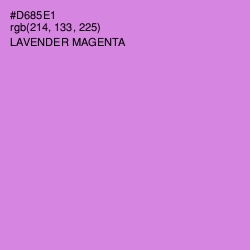 #D685E1 - Lavender Magenta Color Image