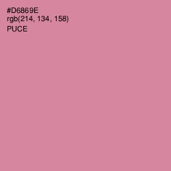 #D6869E - Puce Color Image