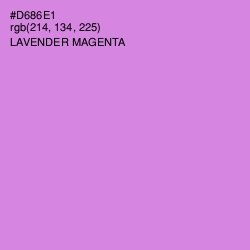 #D686E1 - Lavender Magenta Color Image