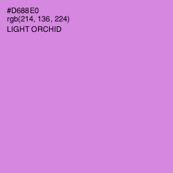 #D688E0 - Light Orchid Color Image