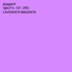 #D689FF - Lavender Magenta Color Image