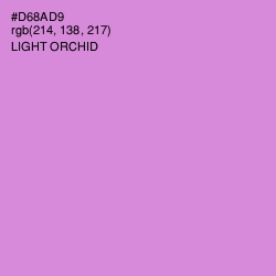 #D68AD9 - Light Orchid Color Image