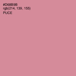 #D68B9B - Puce Color Image