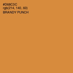 #D68C3C - Brandy Punch Color Image