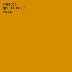 #D68D00 - Pizza Color Image