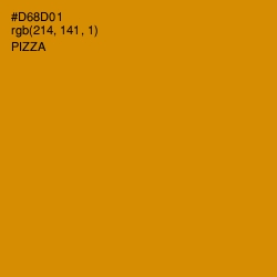 #D68D01 - Pizza Color Image