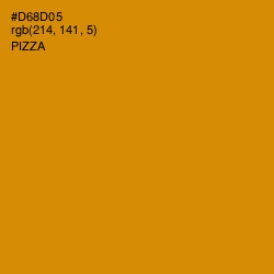 #D68D05 - Pizza Color Image