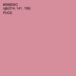 #D68D9C - Puce Color Image