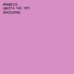 #D68EC5 - Shocking Color Image