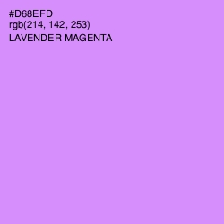 #D68EFD - Lavender Magenta Color Image
