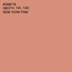 #D68F78 - New York Pink Color Image