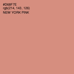 #D68F7E - New York Pink Color Image