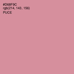 #D68F9C - Puce Color Image