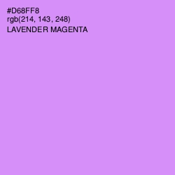 #D68FF8 - Lavender Magenta Color Image