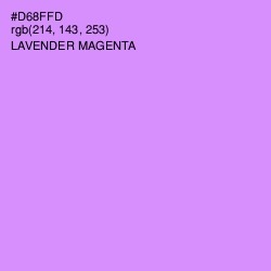 #D68FFD - Lavender Magenta Color Image