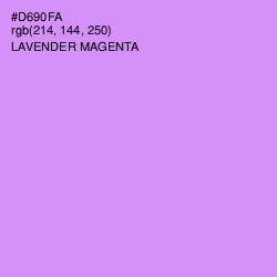 #D690FA - Lavender Magenta Color Image