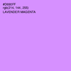 #D690FF - Lavender Magenta Color Image