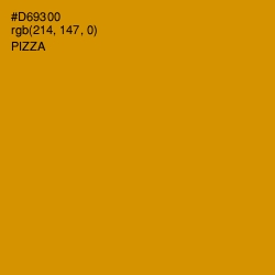 #D69300 - Pizza Color Image