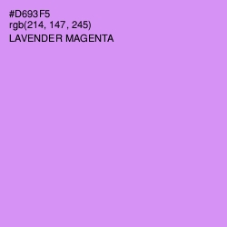 #D693F5 - Lavender Magenta Color Image