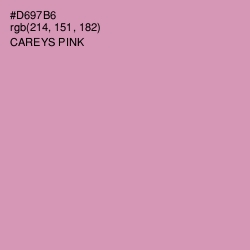 #D697B6 - Careys Pink Color Image