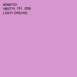 #D697D1 - Light Orchid Color Image