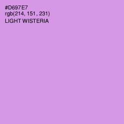 #D697E7 - Light Wisteria Color Image