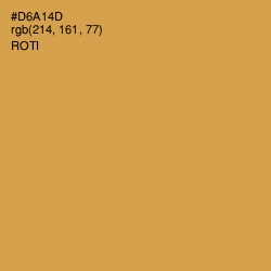 #D6A14D - Roti Color Image