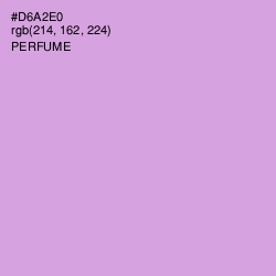 #D6A2E0 - Perfume Color Image