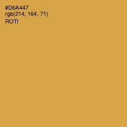 #D6A447 - Roti Color Image