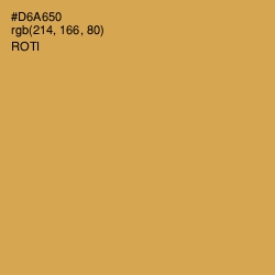 #D6A650 - Roti Color Image