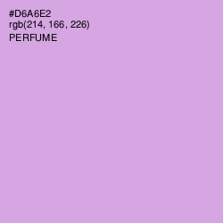 #D6A6E2 - Perfume Color Image