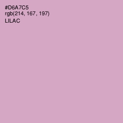 #D6A7C5 - Lilac Color Image