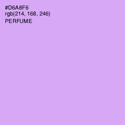 #D6A8F6 - Perfume Color Image