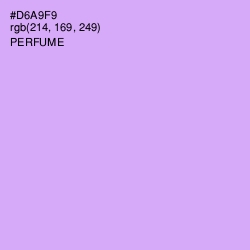 #D6A9F9 - Perfume Color Image