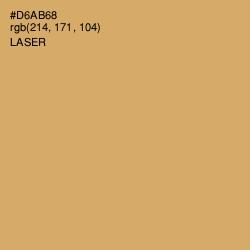 #D6AB68 - Laser Color Image