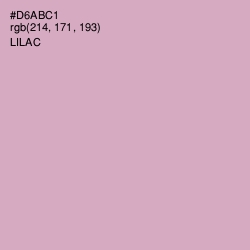 #D6ABC1 - Lilac Color Image